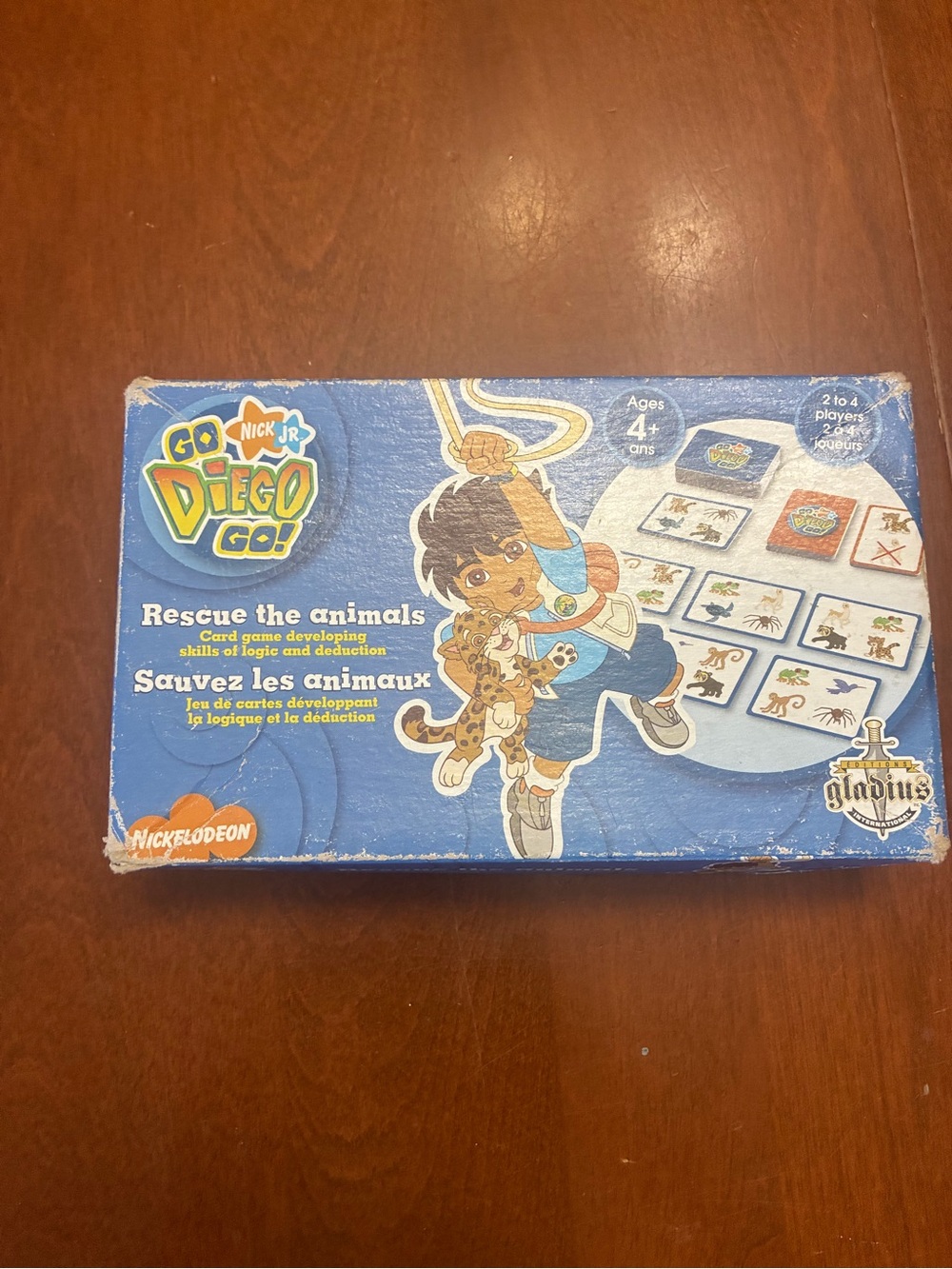 Go Diego Go! Rescue the Animals Card Game - Blue